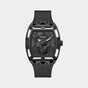 Men's Black Analog Silicon Watch GW0500G2