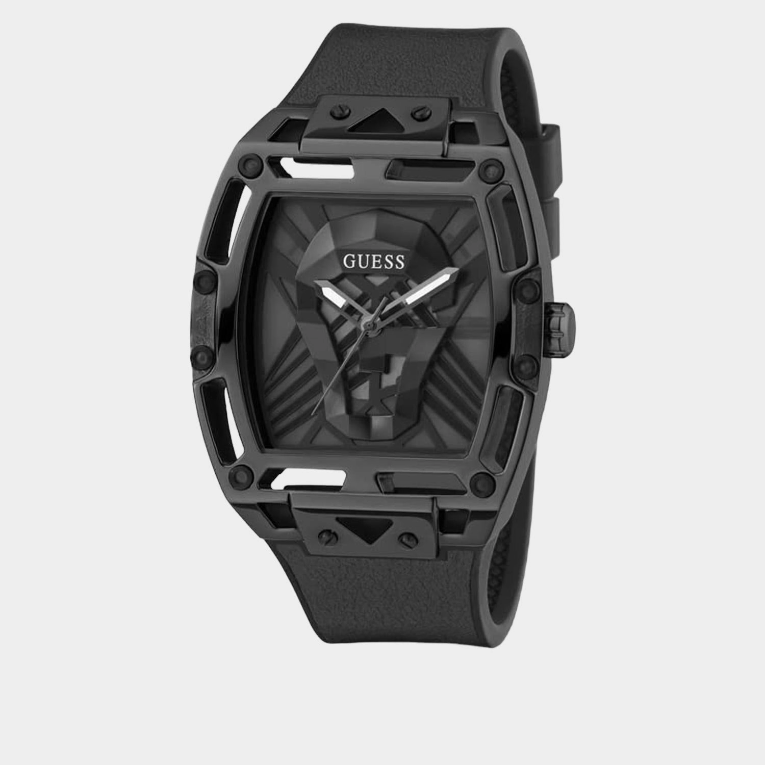 Men's Black Analog Silicon Watch GW0500G2