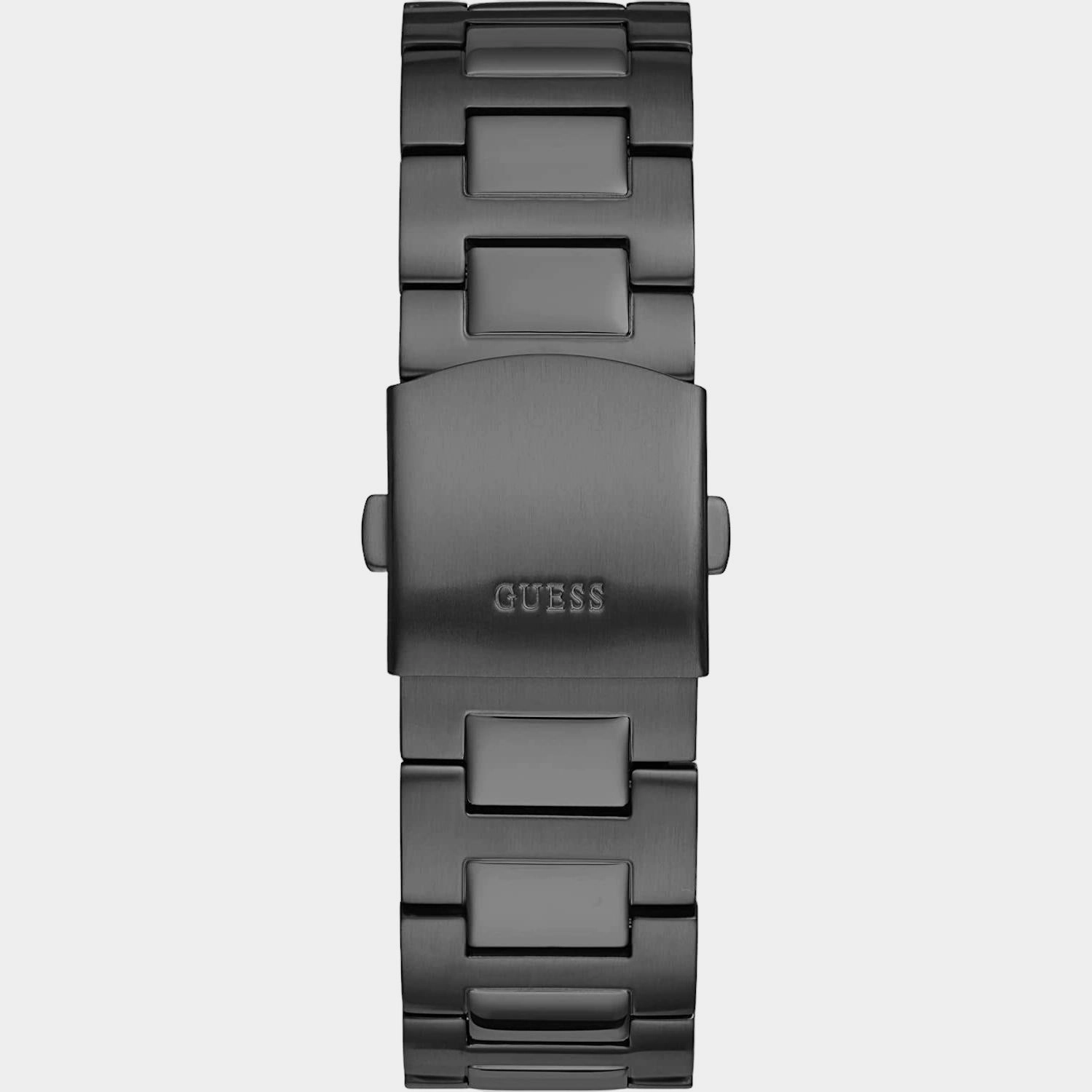 Men's Black Analog Stainless Steel Watch GW0426G3