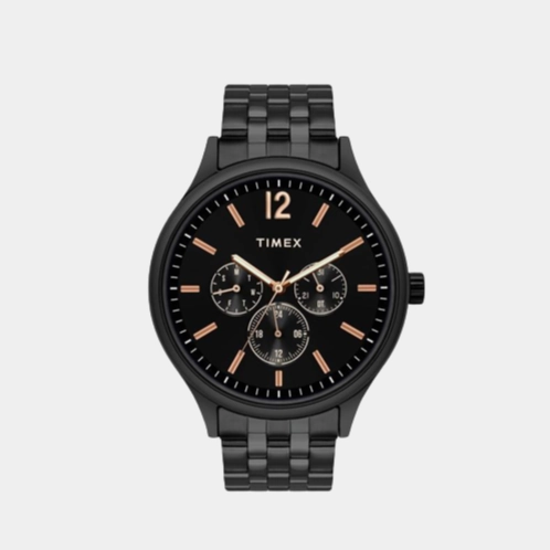 Men's Black Analog Stainless Steel Watch TWEG18405