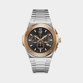 Men's Black Chronograph Stainless Steel Watch Z33002G2MF