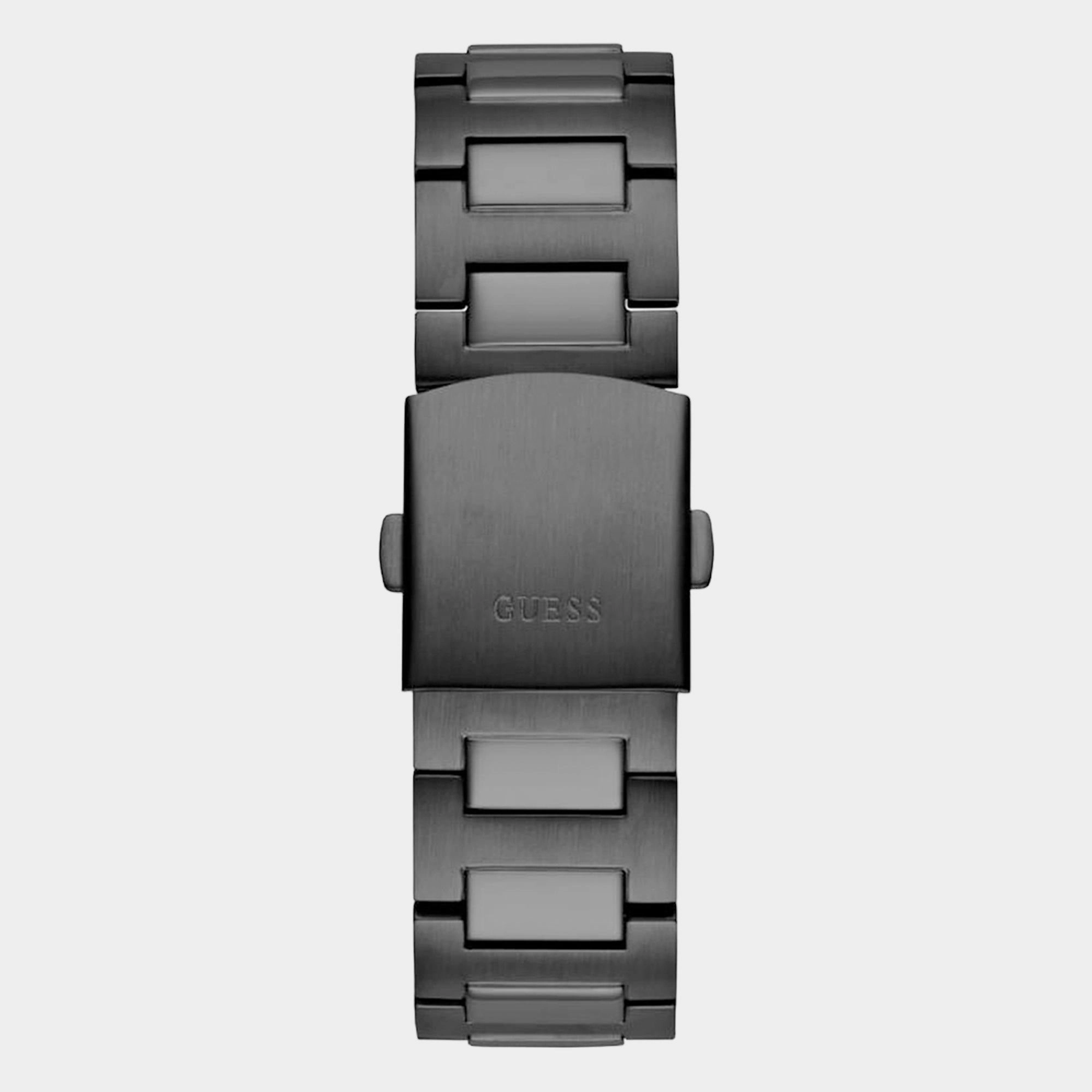 Men's Black Multi-Function Stainless Steel Watch GW0572G3