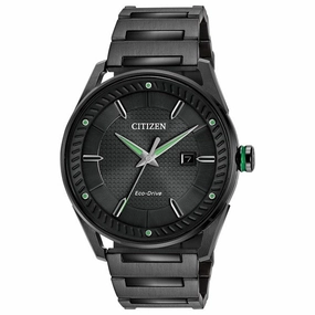 MEN'S BLACK WEEKENDER CITIZEN WATCH