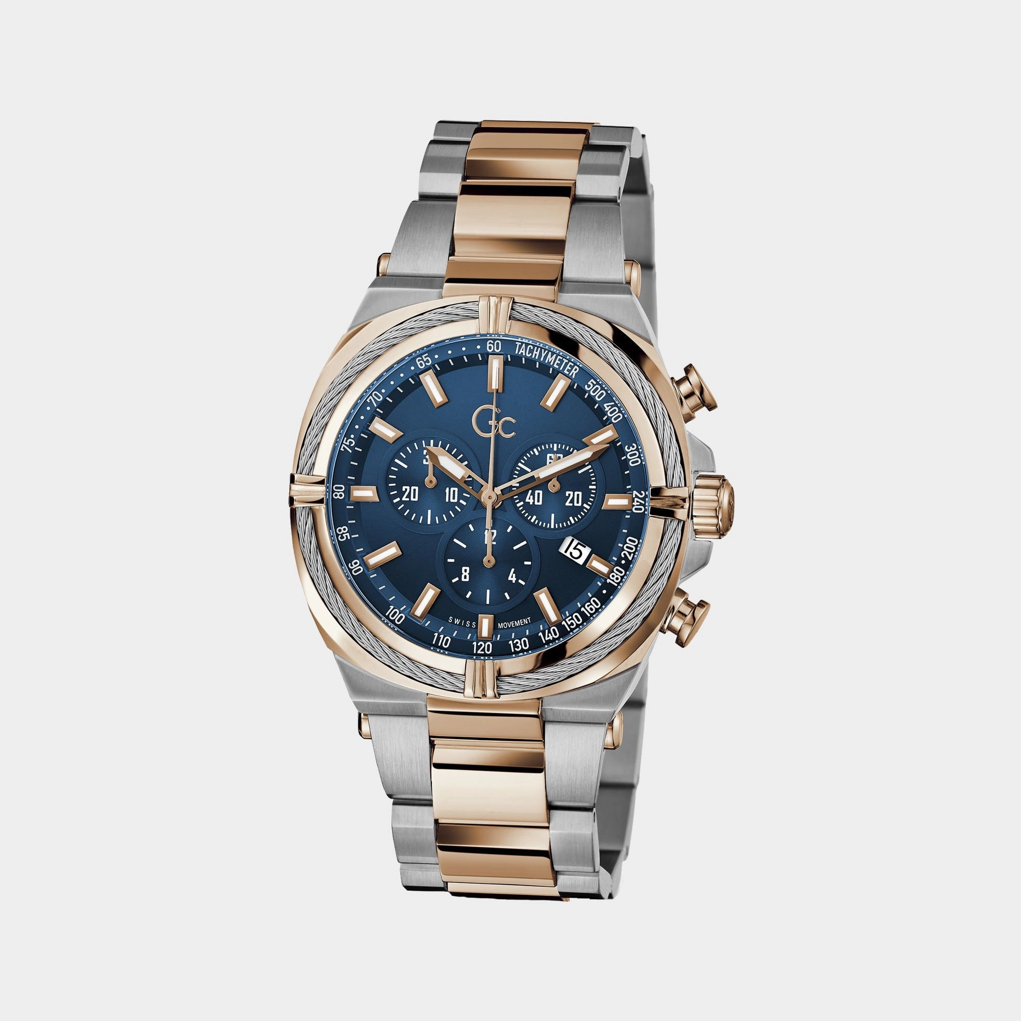 Men's Blue Chronograph Stainless Steel Watch Z32001G2MF