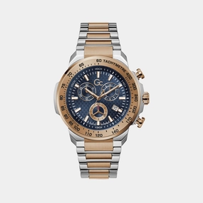 Men's Blue Chronograph Stainless Steel Watch Z35001G7MF