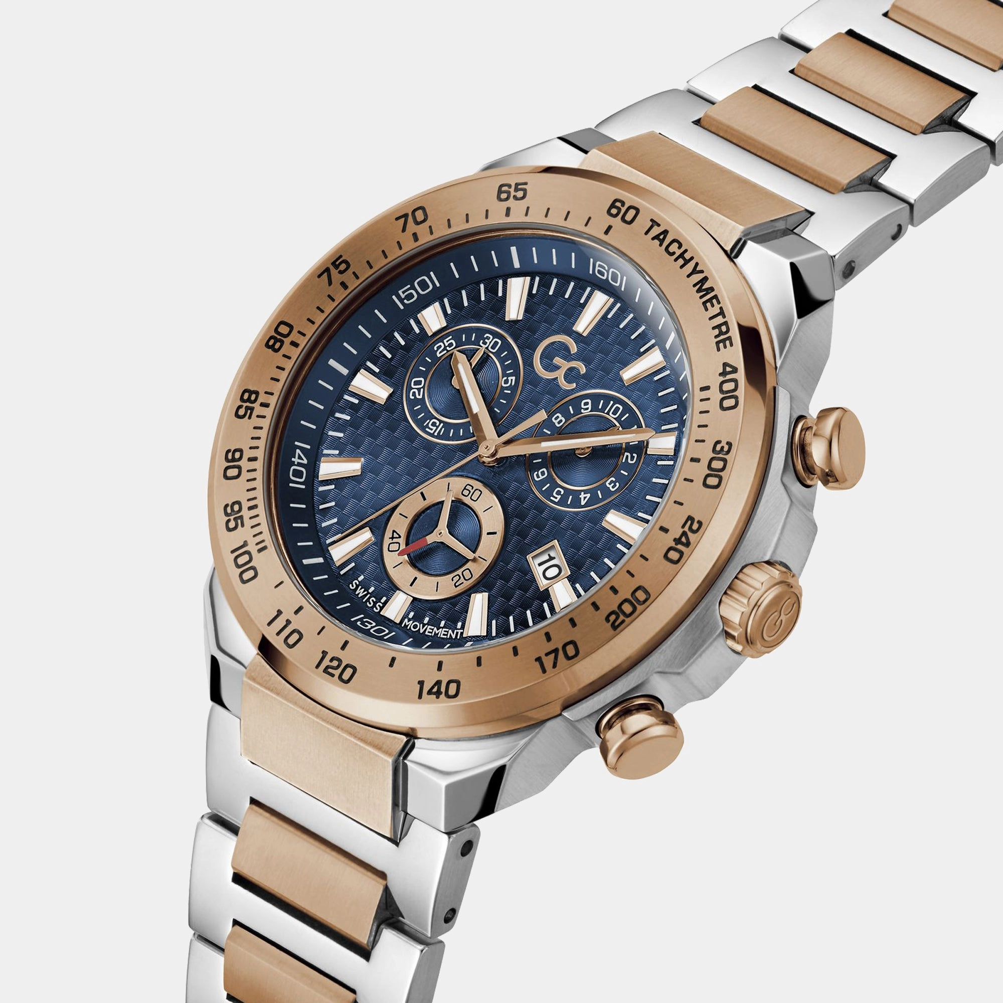 Men's Blue Chronograph Stainless Steel Watch Z35001G7MF