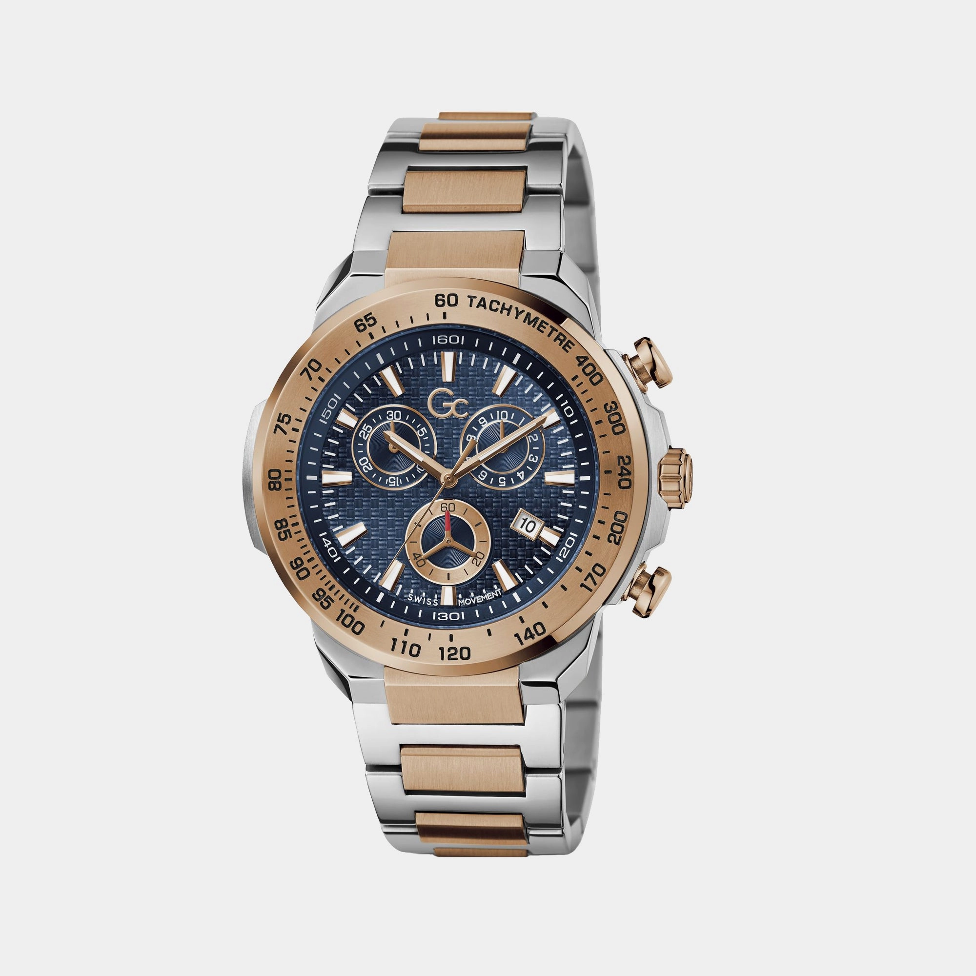 Men's Blue Chronograph Stainless Steel Watch Z35001G7MF