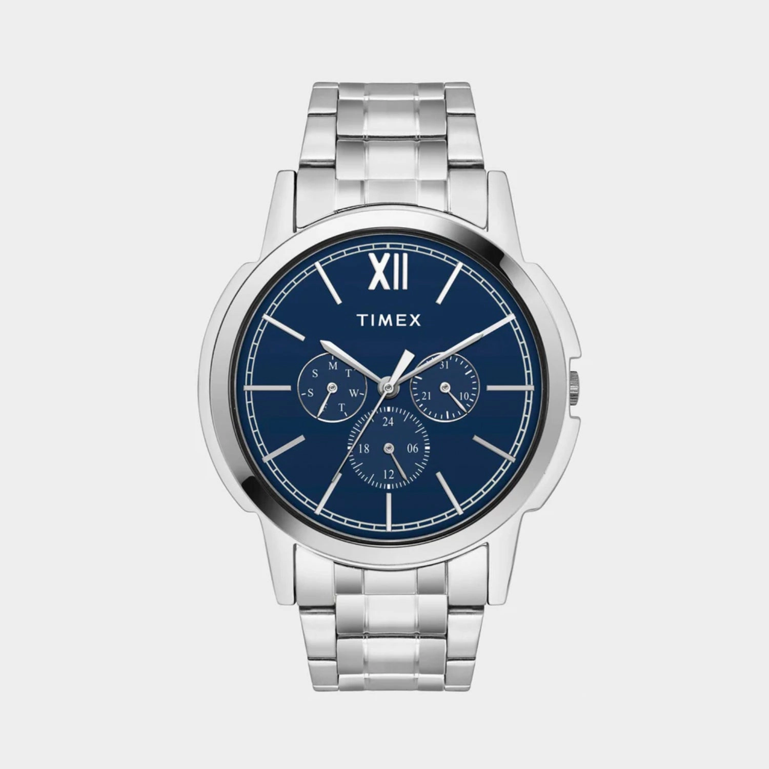 Men's Blue Round Chronograph Stainless Steel Watch TW000U321-EX