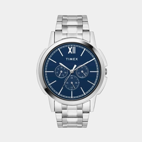 Men's Blue Round Chronograph Stainless Steel Watch TW000U321-EX