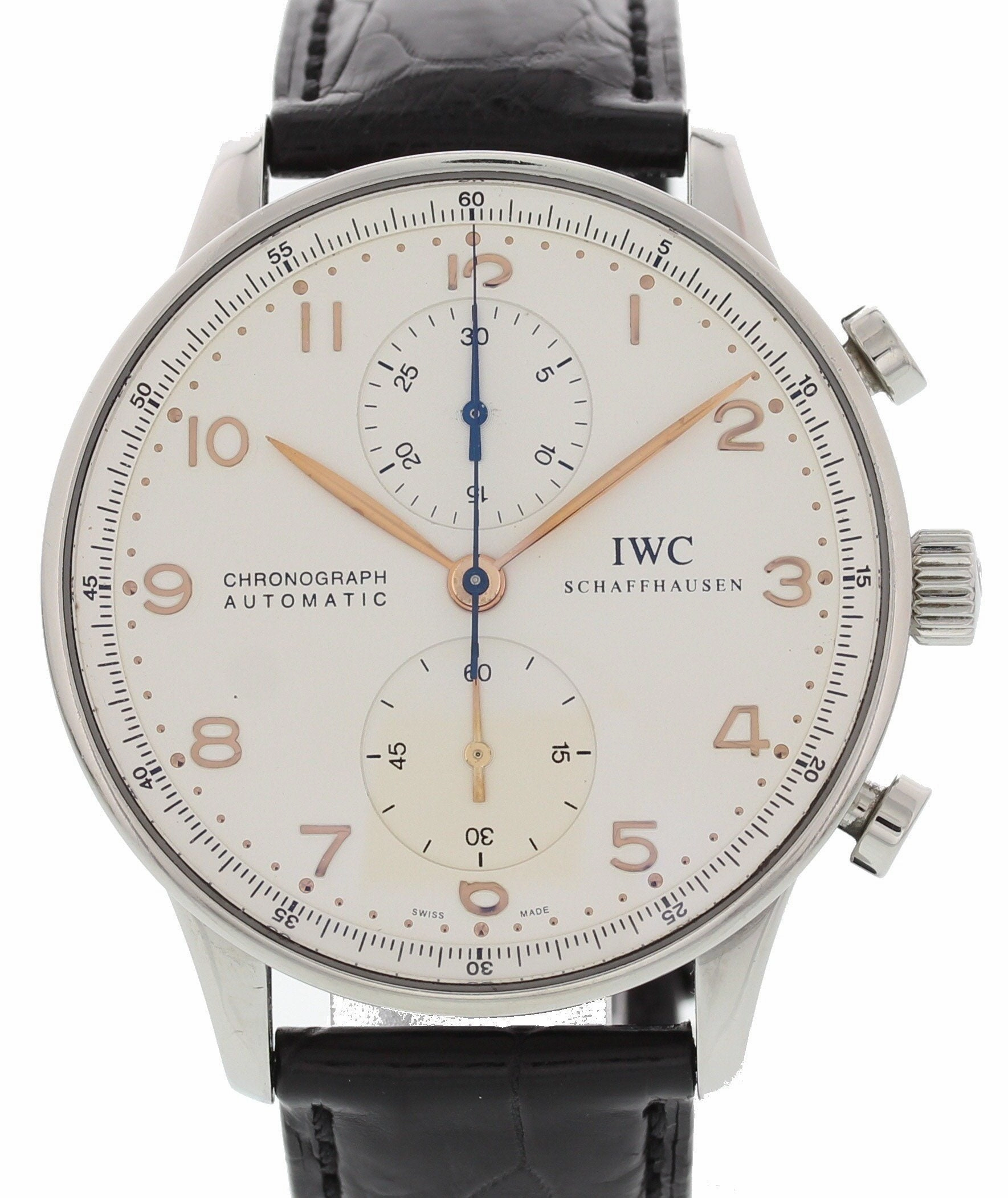 Men's IWC Portuguese Chronograph Stainless Steel IW371445