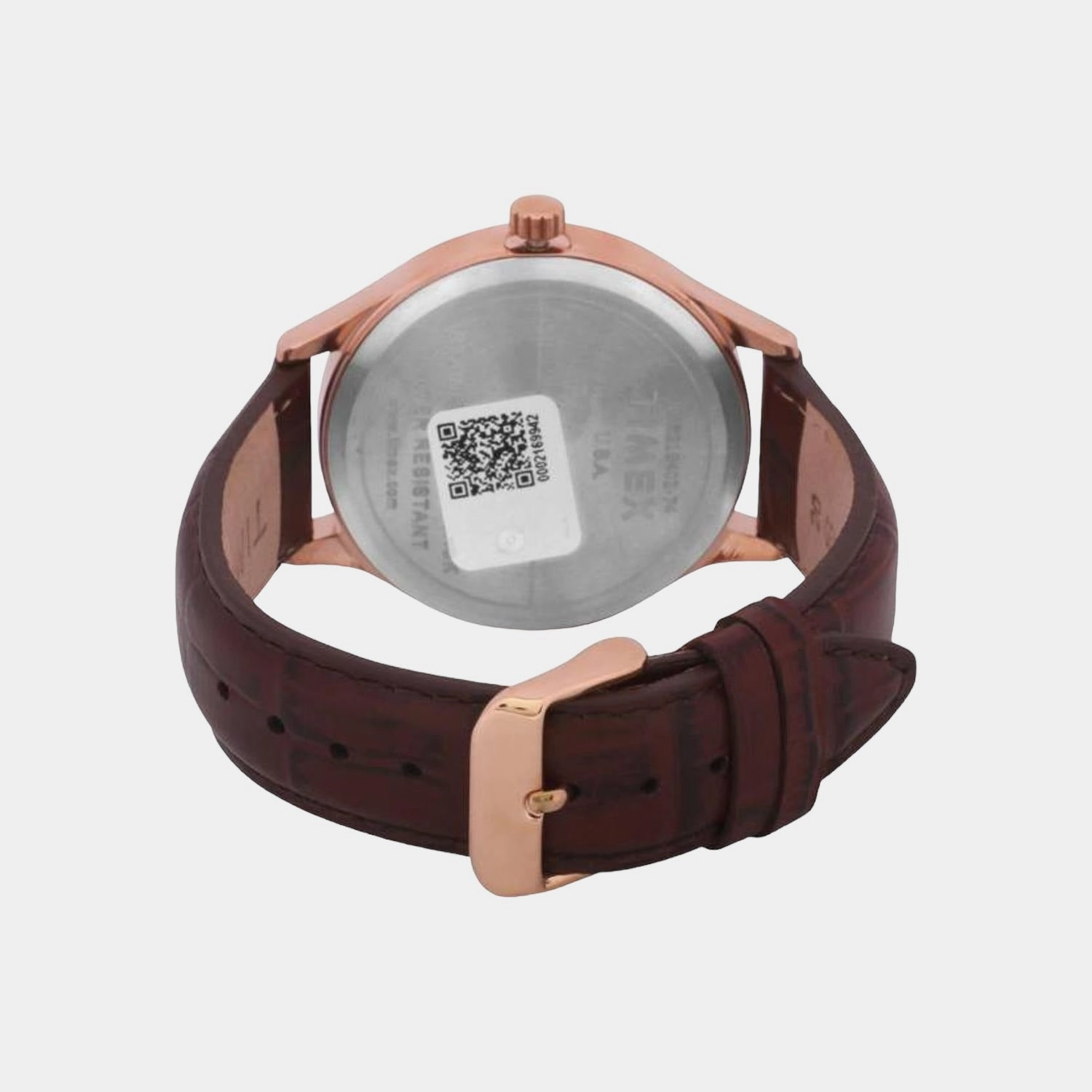 Men's Silver Analog Leather Watch TWEG18402