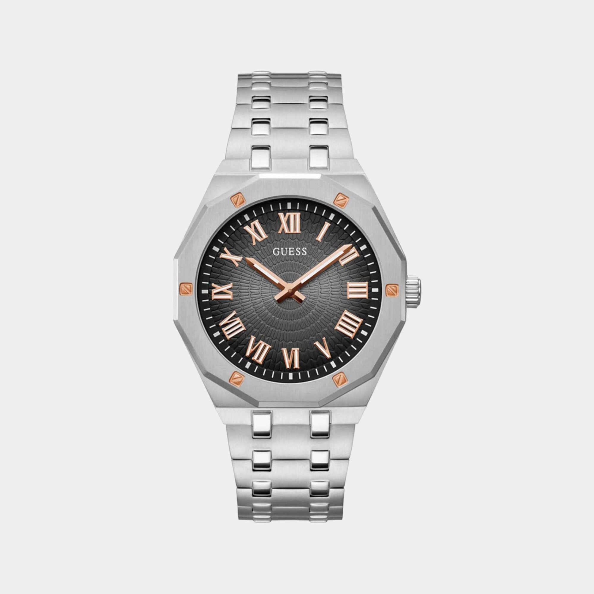 Men's Silver Analog Stainless Steel Watch GW0575G1