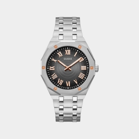 Men's Silver Analog Stainless Steel Watch GW0575G1