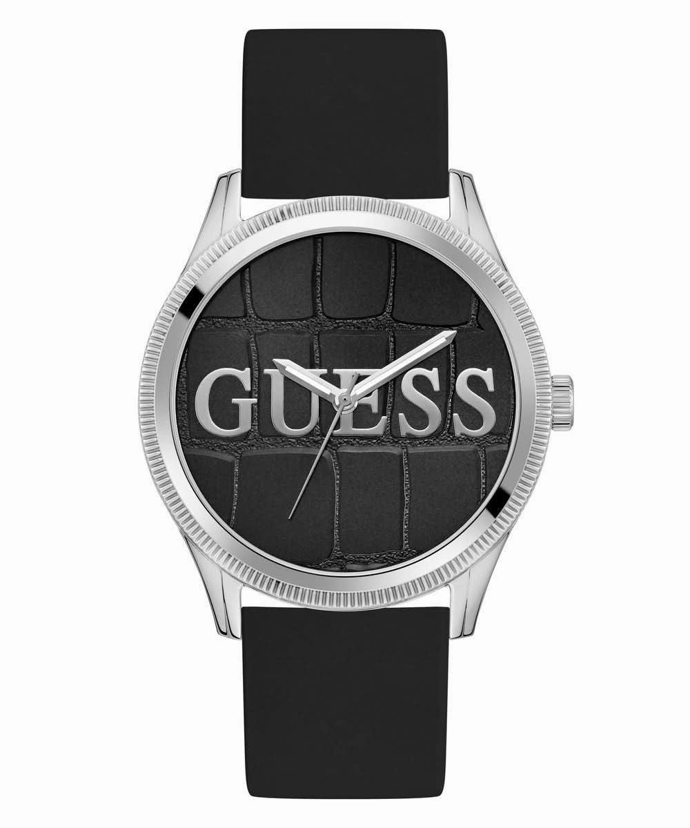 Men's Silver Black Reputation Watch GW0887G1