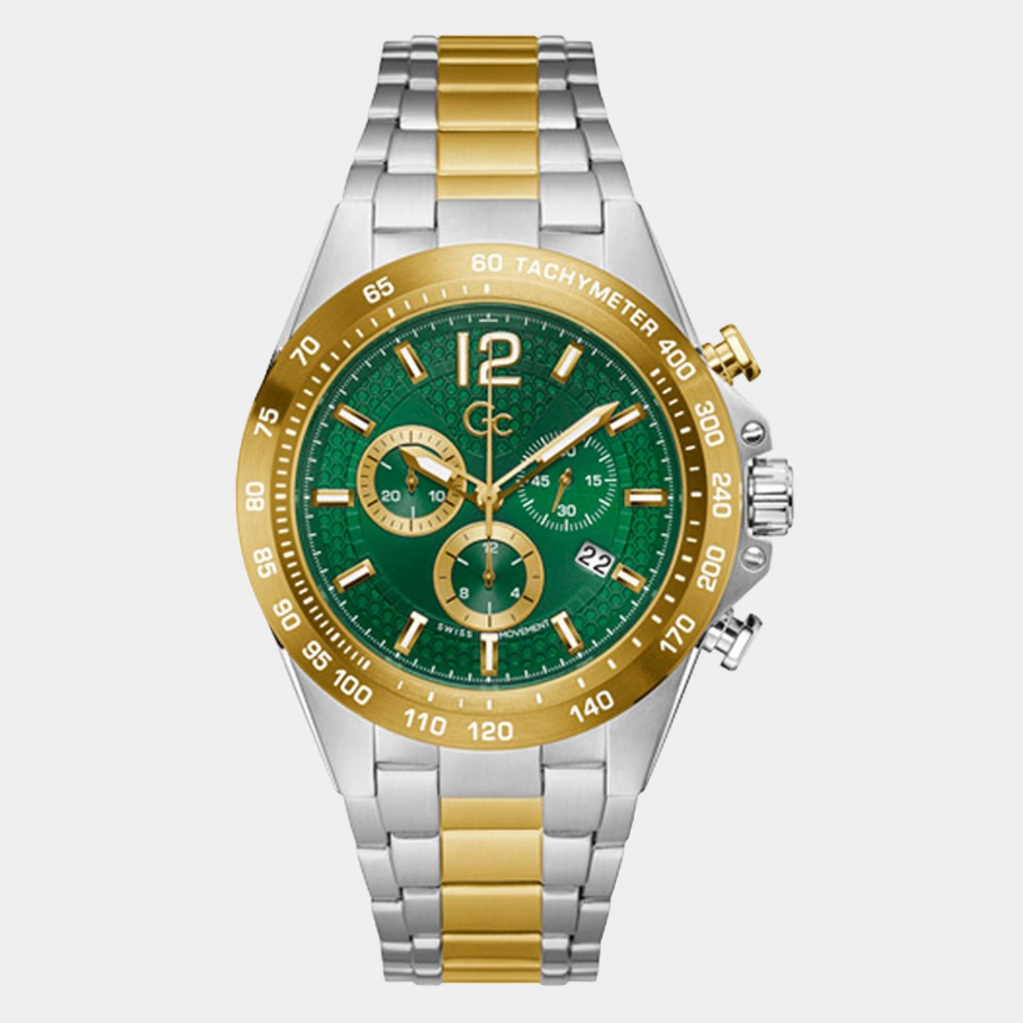 Men's Stainless Steel Chronograph Watch Z07008G9MF