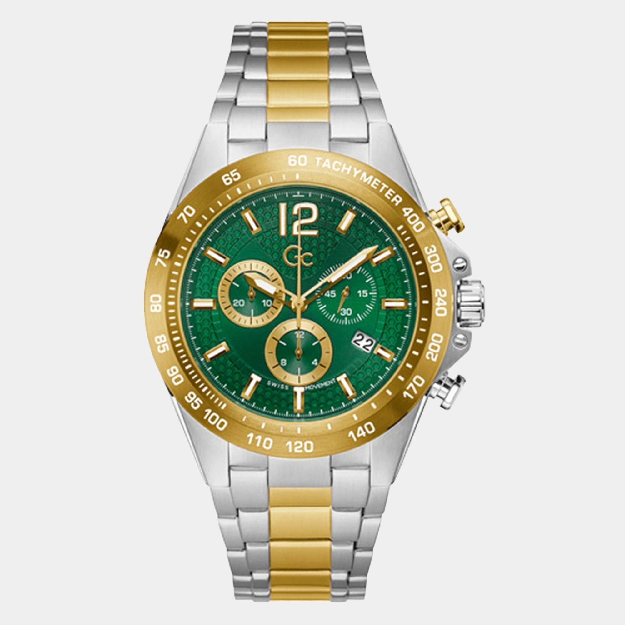 Men's Stainless Steel Chronograph Watch Z07008G9MF