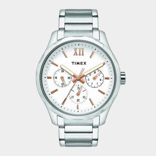 Men's White Analog Stainless Steel Watch TW0TG7602