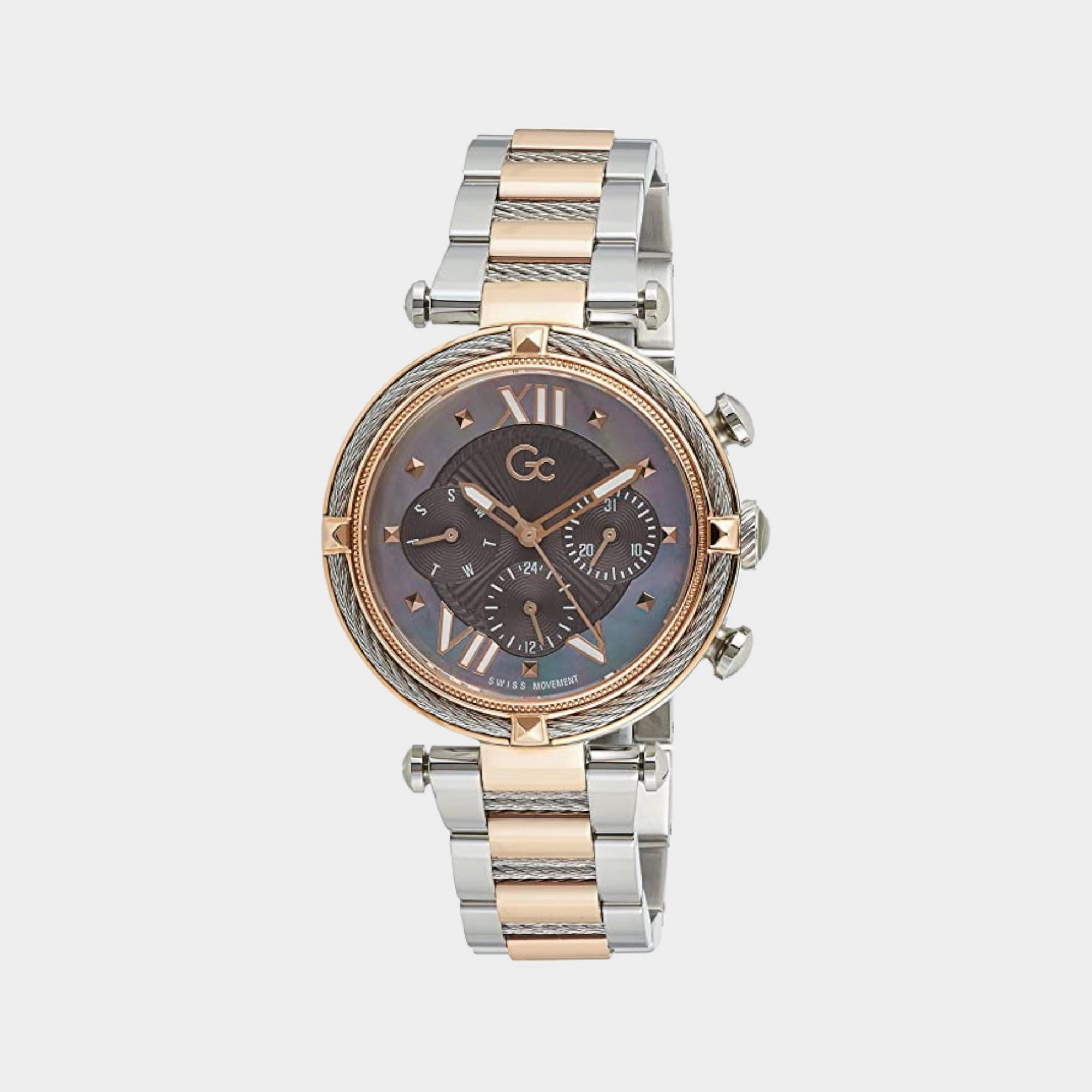 Men Stainless Steel Chronograph Watch Y16015L5MF