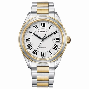 Mens Two Tone Stainless Steel Bracelet Watch