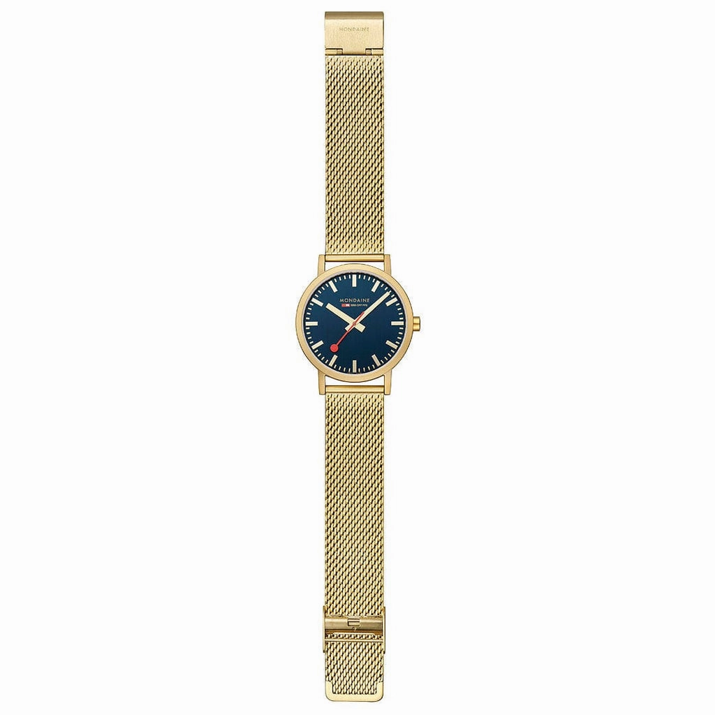 Mondaine Classic Deep Ocean Blue Stainless Steel Watch A660.30360.40SBM