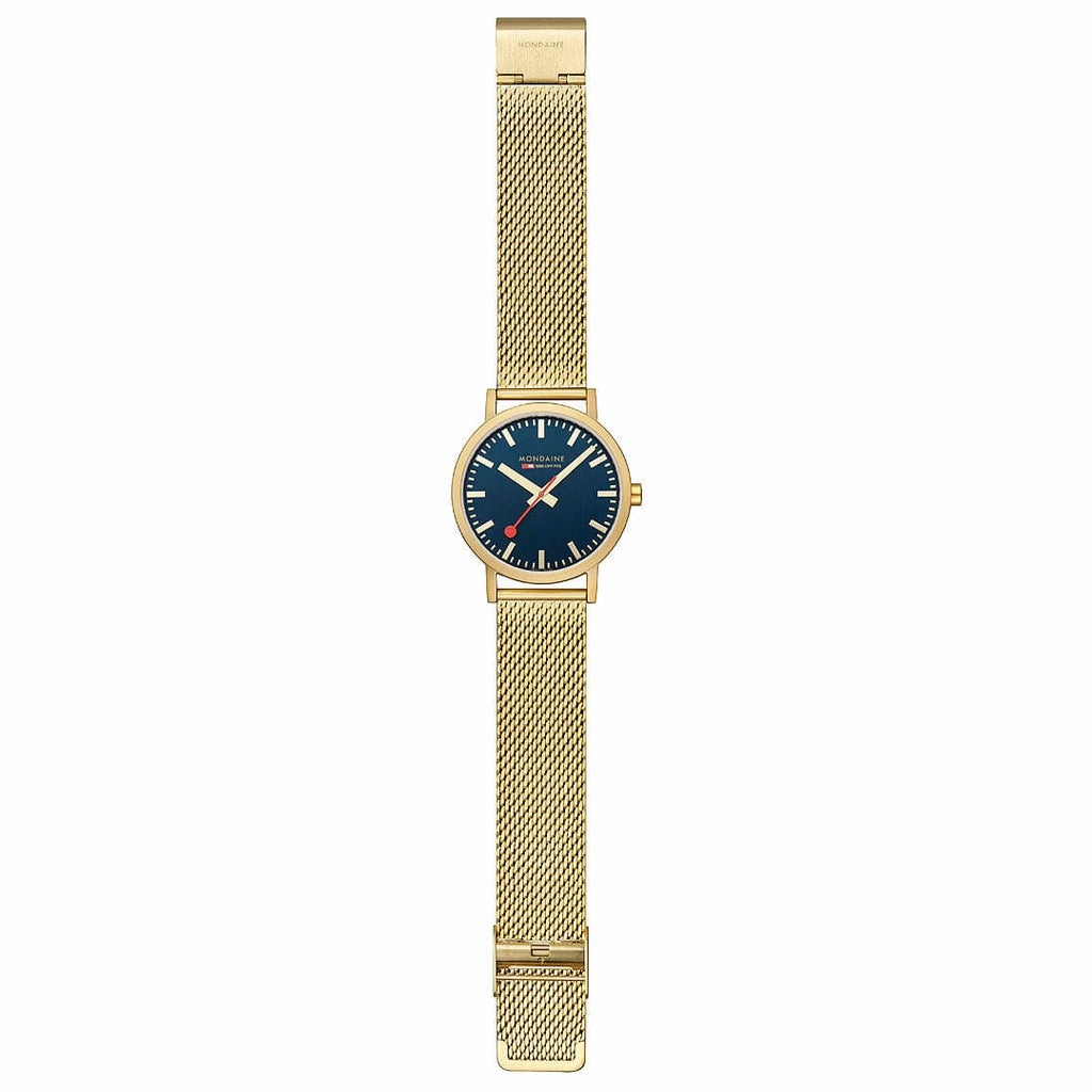 Mondaine Classic Deep Ocean Blue Stainless Steel Watch A660.30360.40SBM