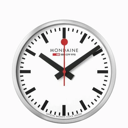 Mondaine Official Swiss Railways Smart Wifi Stop2Go Wall Clock