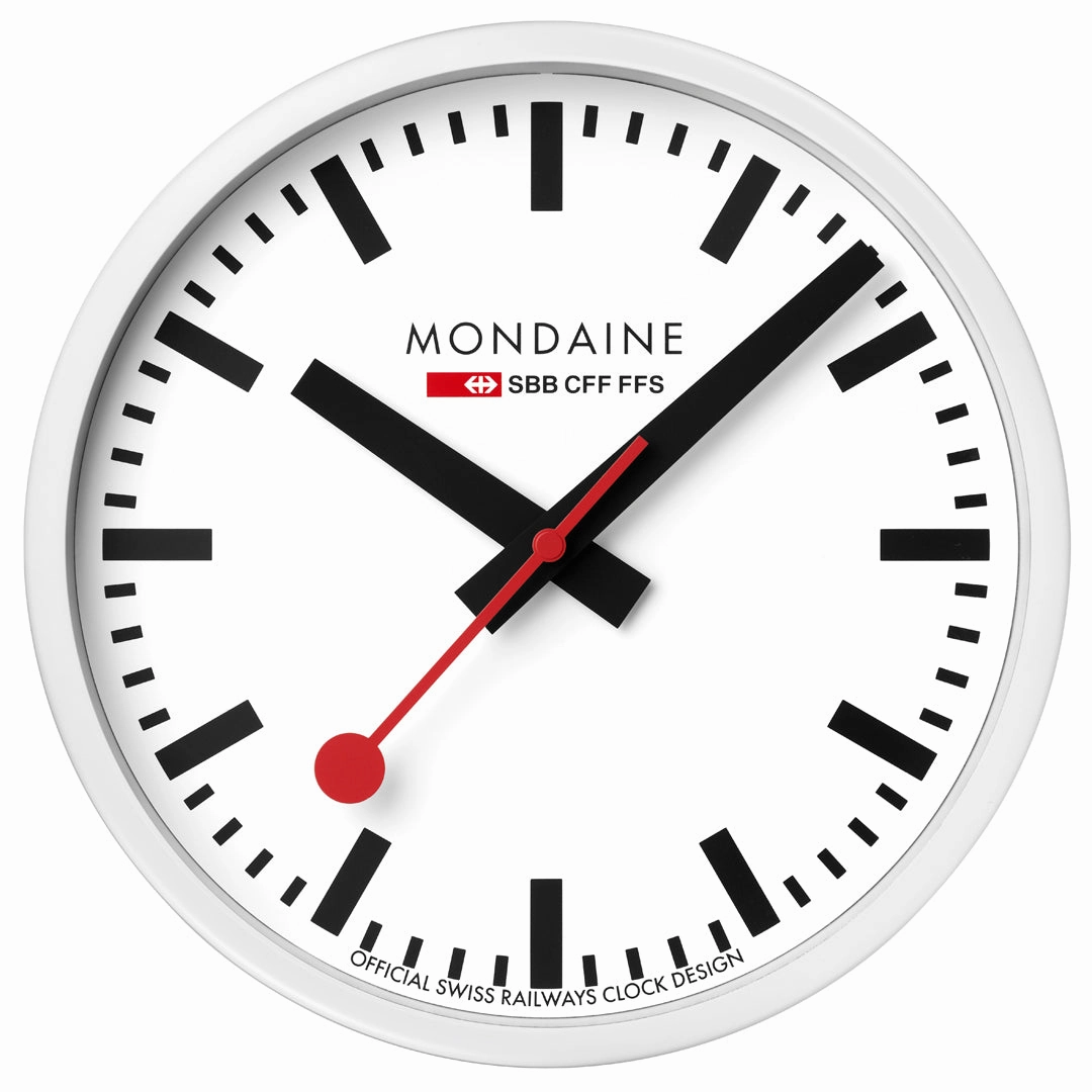 Mondaine Official Swiss Railways Wall Clock A990.CLOCK.10SBB