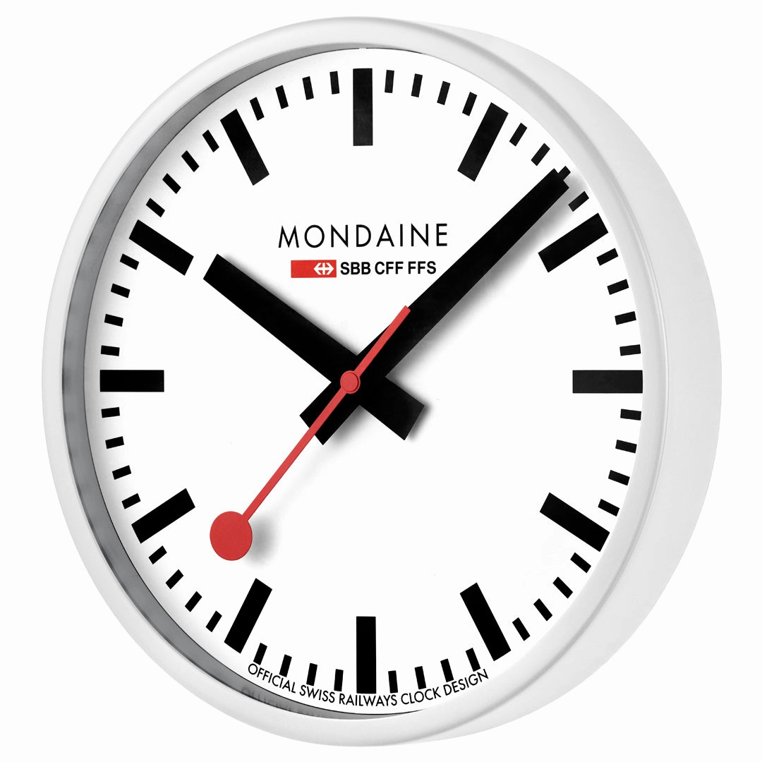 Mondaine Official Swiss Railways Wall Clock A990.CLOCK.10SBB