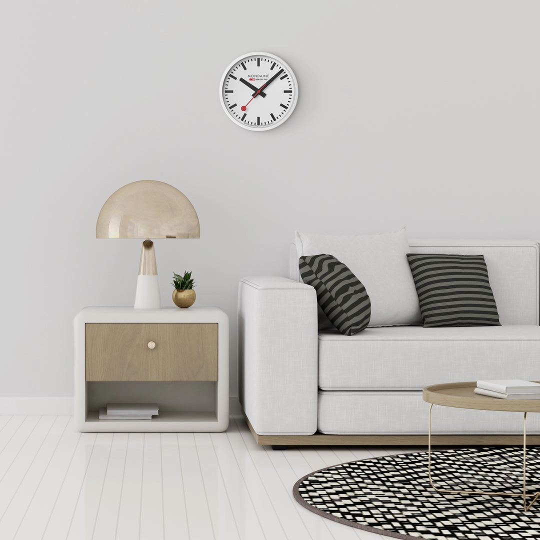 Mondaine Official Swiss Railways Wall Clock A990.CLOCK.10SBB