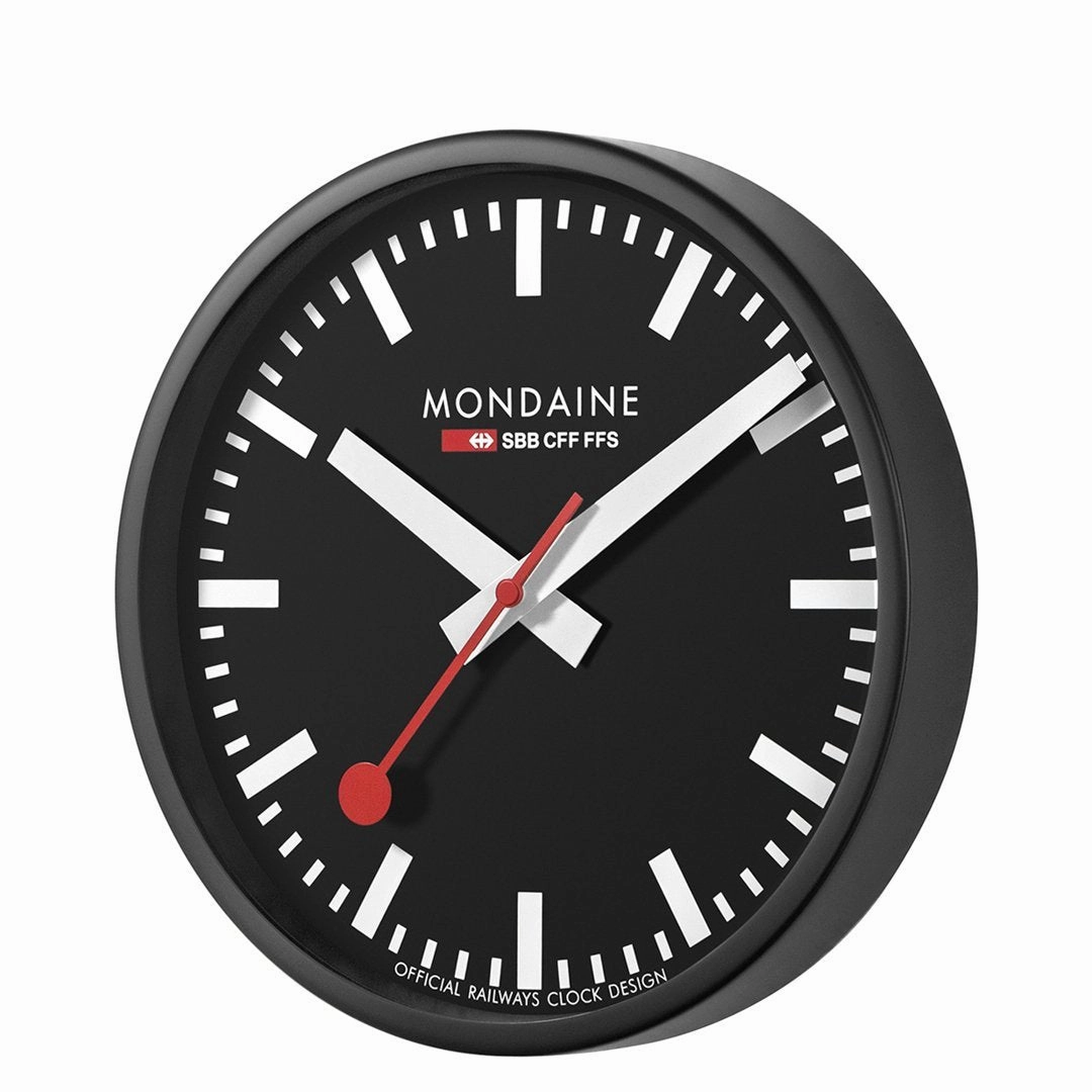 MONDAINE OFFICIAL WALL CLOCK A990.CLOCK.64SBB