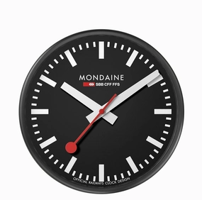 MONDAINE OFFICIAL WALL CLOCK A990.CLOCK.64SBB