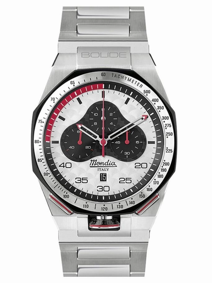 Mondia Bolide Scuderia - Men's Watch - MI-787-SS-4SLBK-CM