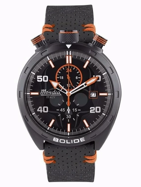 Mondia Italy Bolide Skull Men's Watch Orange MI-789-BK-BKOR-CP