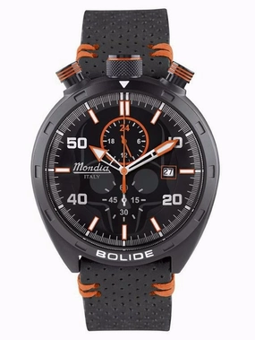 Mondia Italy Bolide Skull Men's Watch Orange MI-789-BK-BKOR-CP