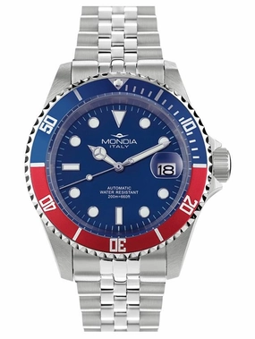 Mondia Madison Automatic - Men's Watch - MI-786-SSBLRD-BL-GB