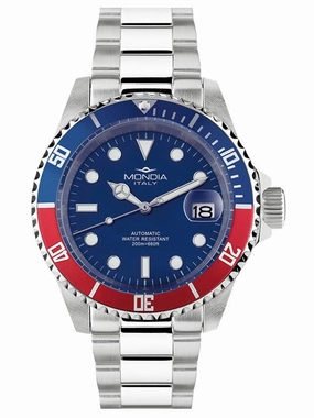 Mondia Madison Automatic - Men's Watch - MI-786-SSBLRD-BL-OY