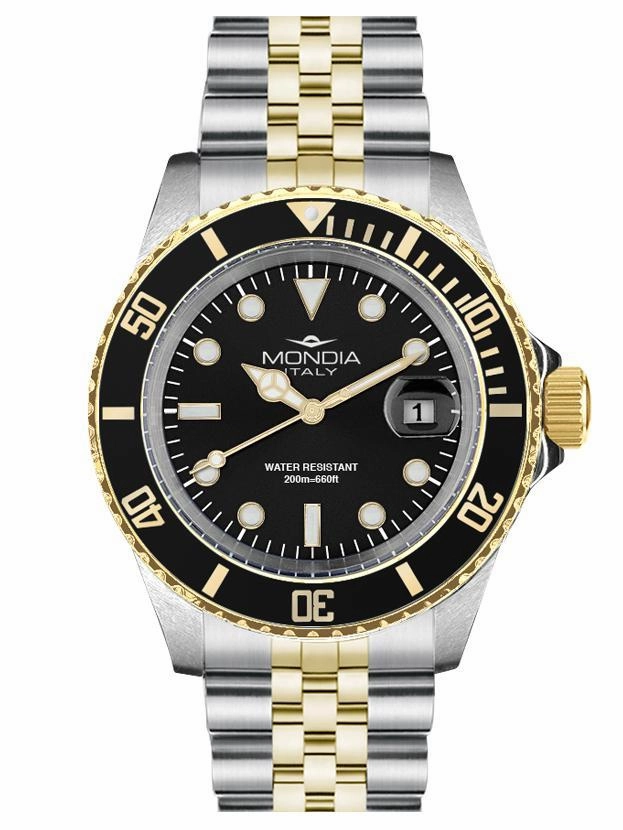 Mondia Madison Men's Watch - MI-785-SOBK-BK-GB