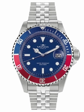Mondia Madison Men's Watch - MI-785-SSBLRD-BL-GB