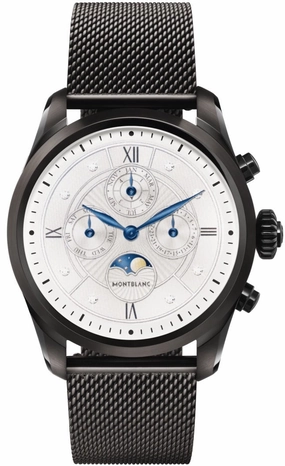 Montblanc Watch Summit 2 Black Steel Mesh Smartwatch D