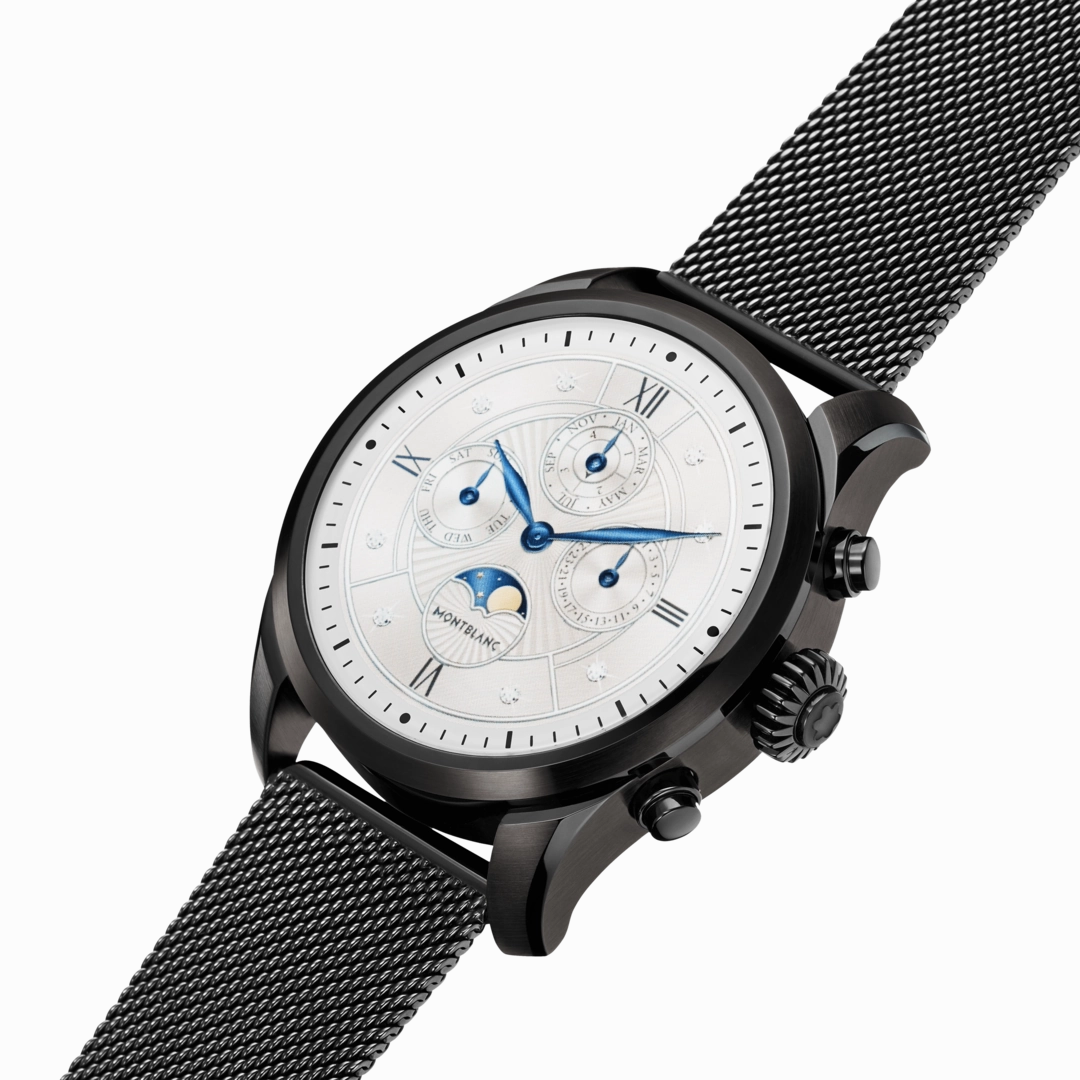 Montblanc Watch Summit 2 Black Steel Mesh Smartwatch D