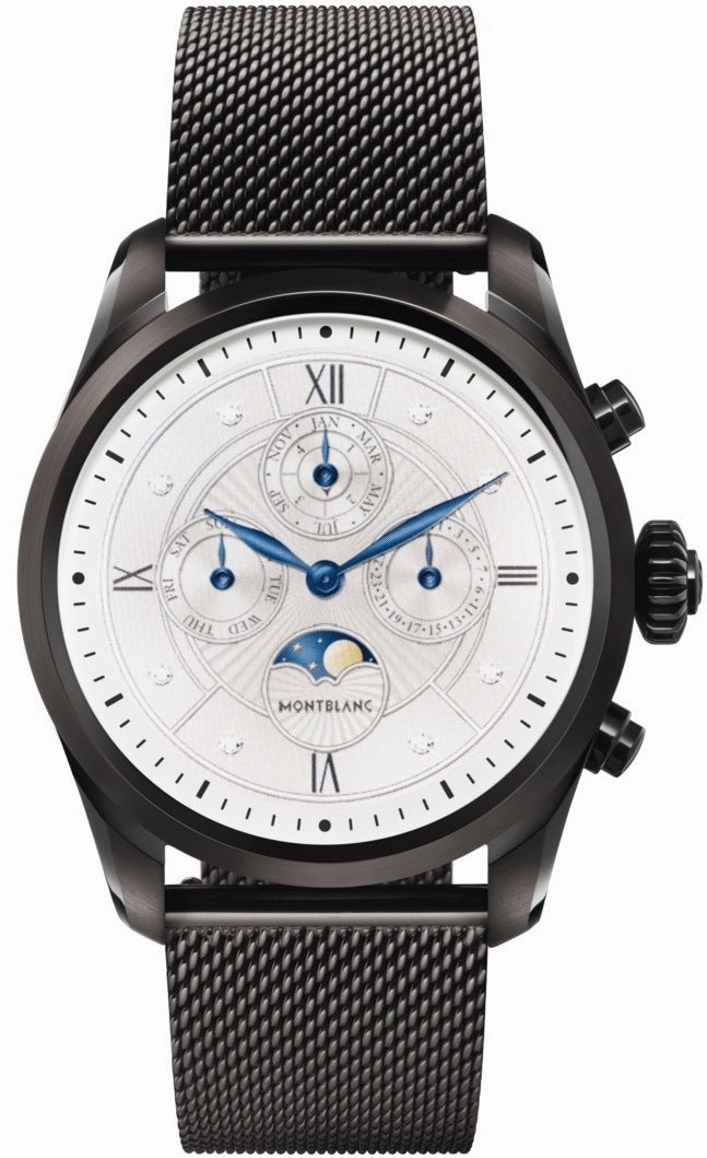 Montblanc Watch Summit 2 Black Steel Mesh Smartwatch D