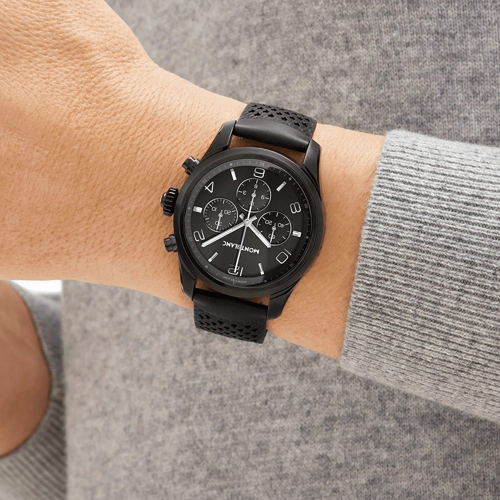 Montblanc Watch Summit 2  Black Steel Smartwatch D