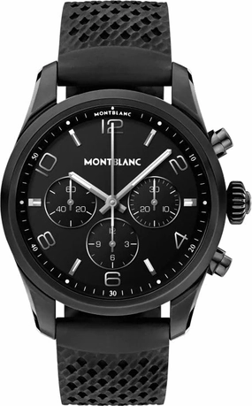 Montblanc Watch Summit 2  Black Steel Smartwatch D