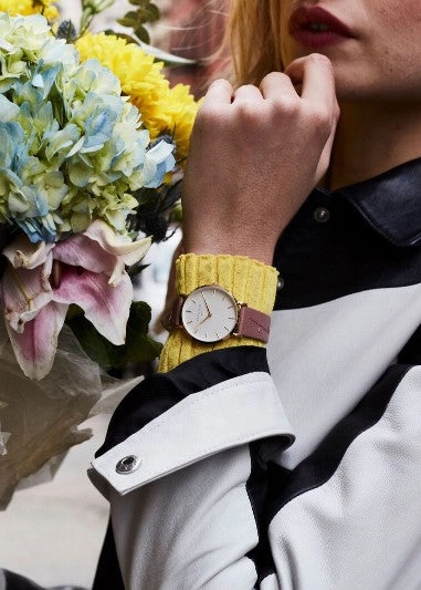 Montre Rosefield CITY BLOOM Rose Brush Gold