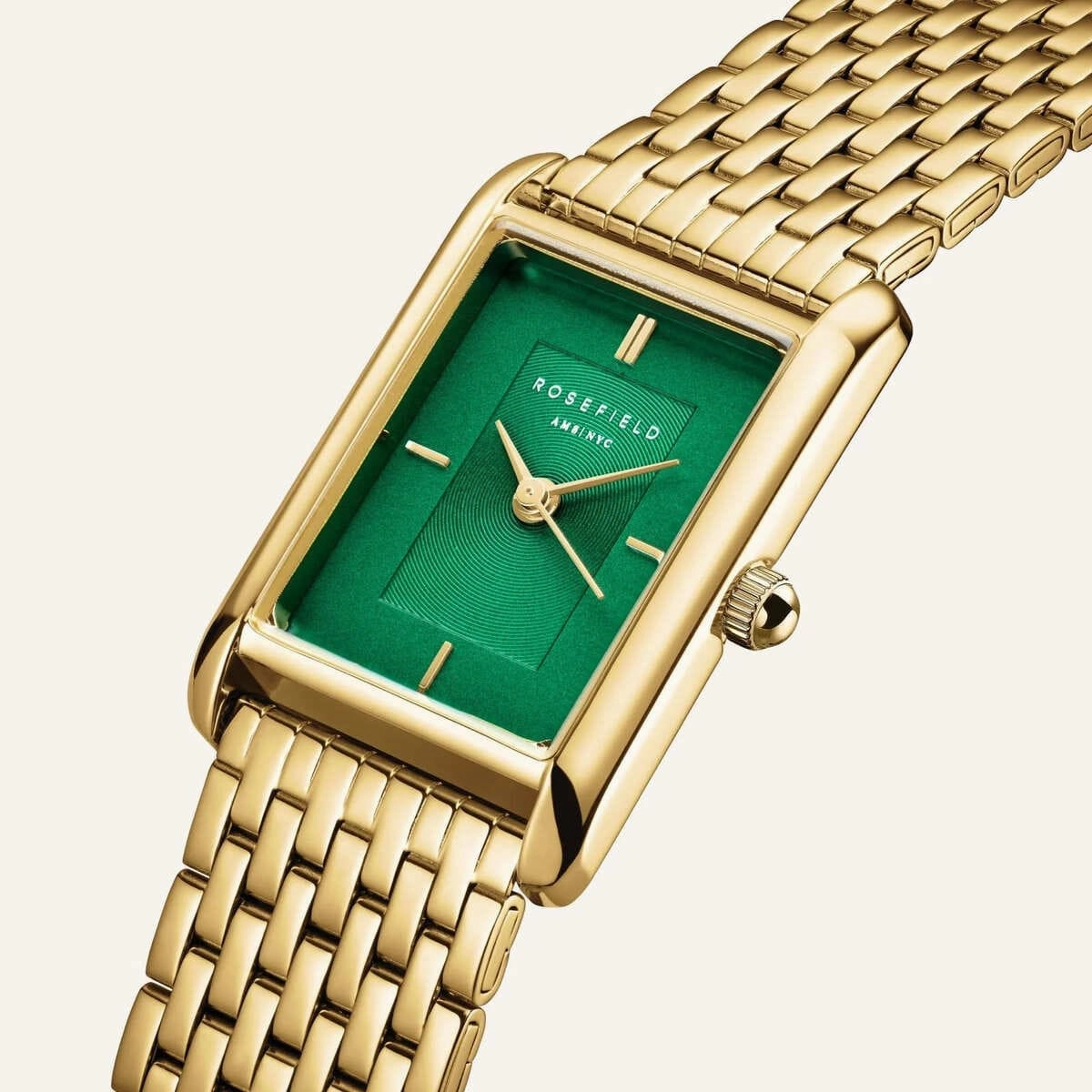 Montre Rosefield Heirloom meraude Or H05