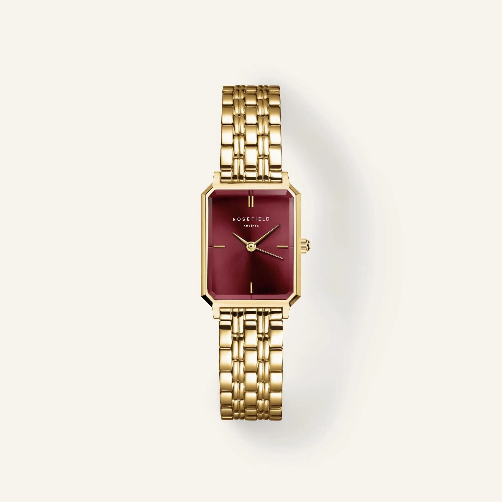 Montre Rosefield Octagon XS Bordeaux O83
