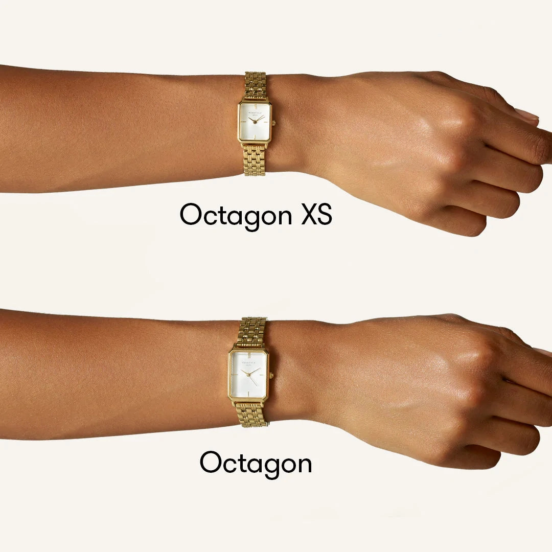 Montre Rosefield Octagon XS Duotone Or Rose O64