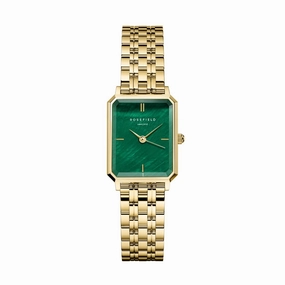 Montre Rosefield Octagon XS meraude Or O79