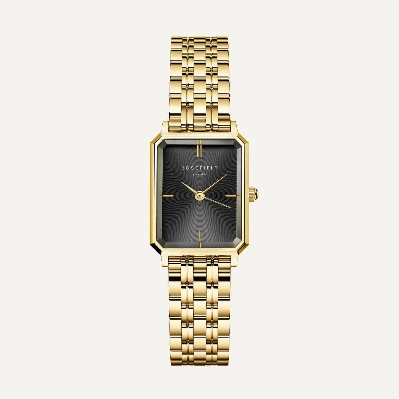 Montre Rosefield Octagon XS Noir Or O61