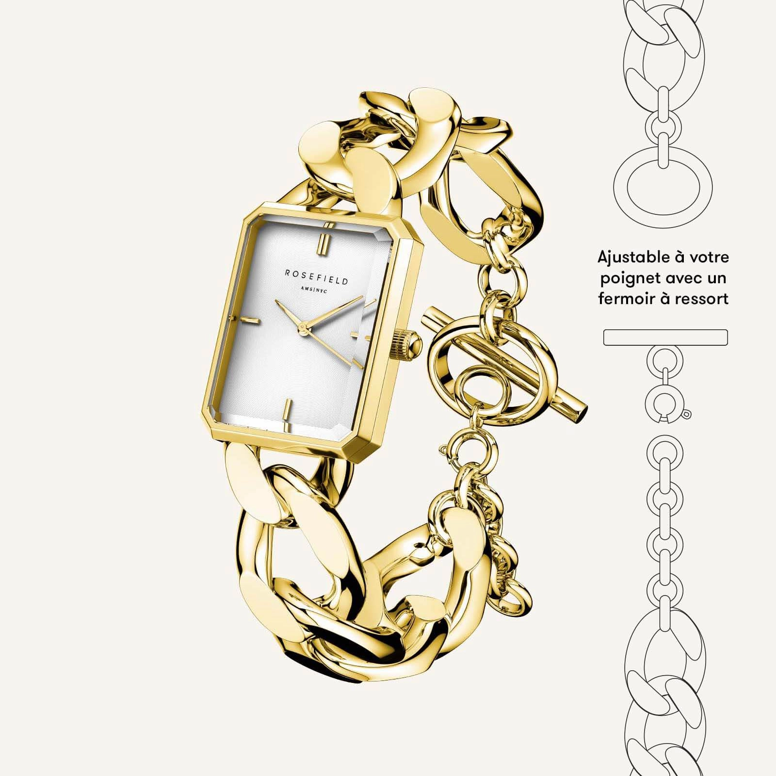 Montre Rosefield Octagon XS Studio Gold O55